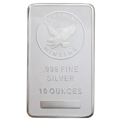 10 oz Silver Generic Bar