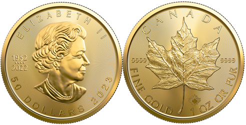 1 oz Gold Canadian Maple