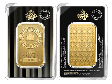 1 oz Gold RCM Bar